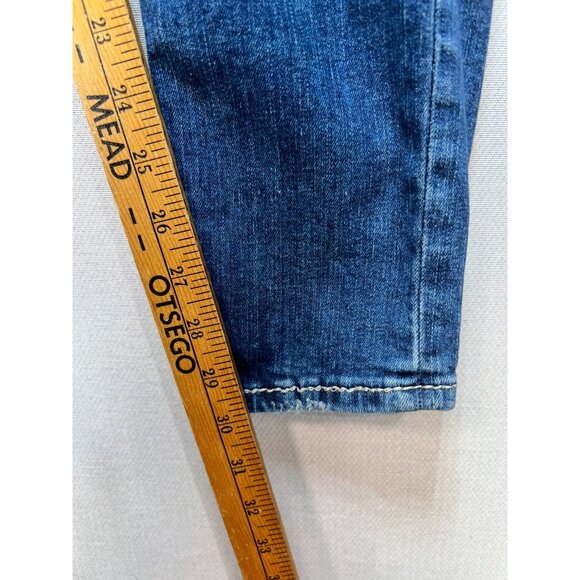 Silver Jeans Co. Womens Distressed Skinny Jeans Size 28x29 Blue Denim Medium Was - Picture 7 of 11